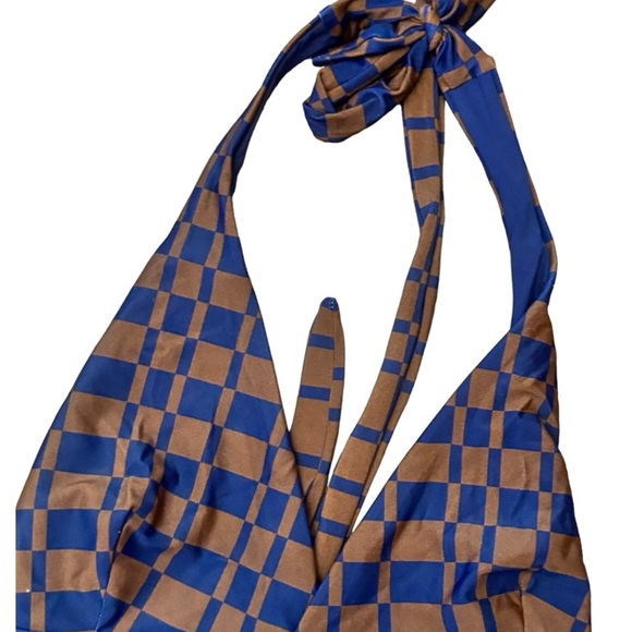 Thrills Revel Halter Tank Bikini Top nwt - Picture 2 of 6